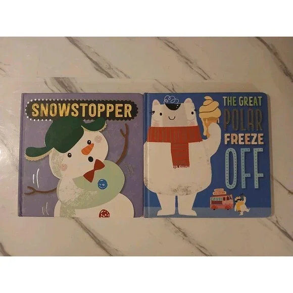 Snowstopper By Tim Bugbird And The Great Polar Freeze Off By Sarah Creese Lot(2) - Picture 1 of 5